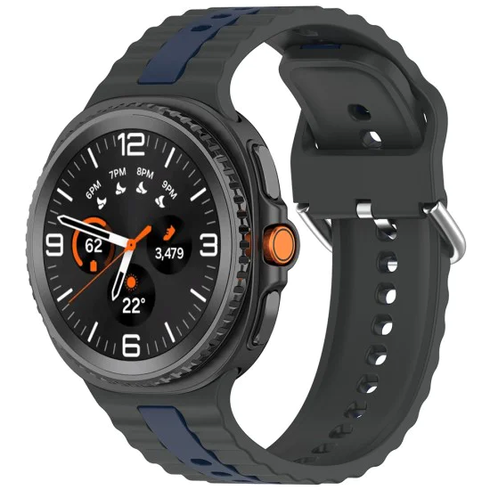 Каишка за Samsung Galaxy Watch8 40mm/Watch8 44mm/Watch8 Classic - Techsuit - Каишка за часовник (W078) - Shadow Gray