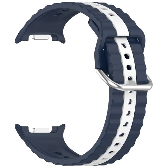 Каишка за Samsung Galaxy Watch8 40mm/Watch8 44mm/Watch8 Classic - Techsuit - Каишка за часовник (W078) - Тъмен деним