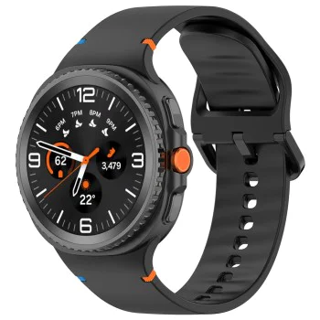 Каишка за Samsung Galaxy Watch8 40mm/Watch8 44mm/Watch8 Classic - Techsuit - Каишка за часовник (W079) - Черен