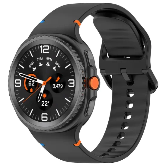 Каишка за Samsung Galaxy Watch8 40mm/Watch8 44mm/Watch8 Classic - Techsuit - Каишка за часовник (W079) - Черен