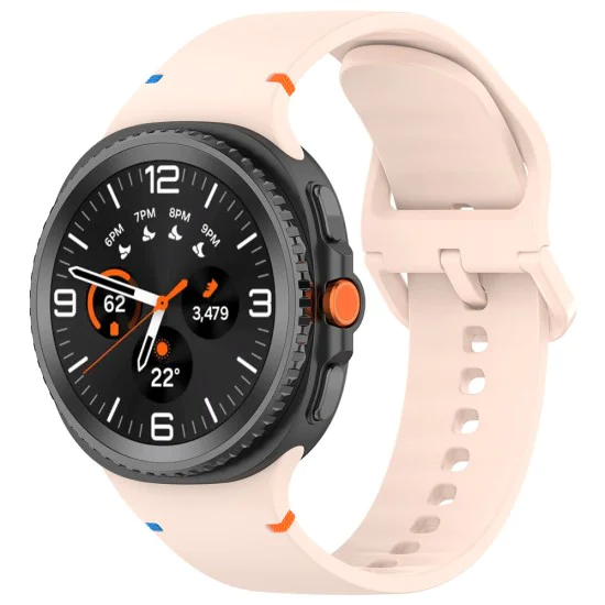 Каишка за Samsung Galaxy Watch8 40mm/Watch8 44mm/Watch8 Classic - Techsuit - Каишка за часовник (W079) - Cream Puff