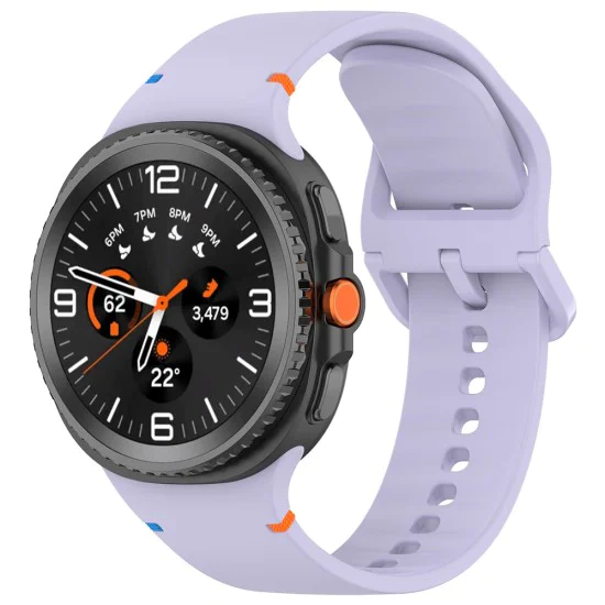 Каишка за Samsung Galaxy Watch8 40mm/Watch8 44mm/Watch8 Classic - Techsuit - Каишка за часовник (W079) - Бледо люляк