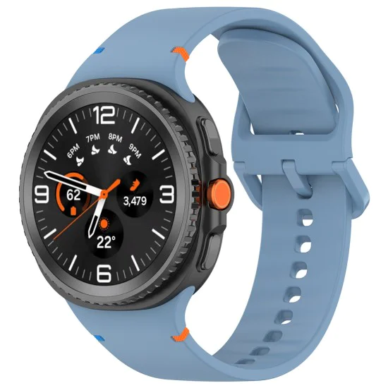 Каишка за Samsung Galaxy Watch8 40mm/Watch8 44mm/Watch8 Classic - Techsuit - Watchband (W079) - Denim Blue