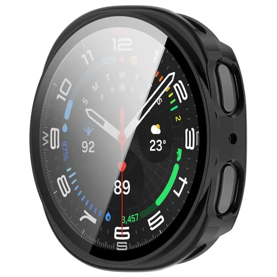Протектор за Samsung Galaxy Watch8 40mm - Defense360 Pro + Скрийн протектор - черен