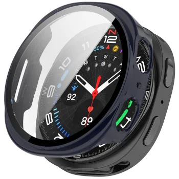 Протектор за Samsung Galaxy Watch8 40mm - Defense360 Pro + Скрийн протектор - Син