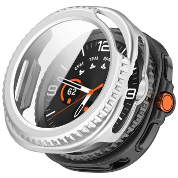 Протектор за Samsung Galaxy Watch8 Classic - Defense360 Pro + Скрийн протектор - Сребрист