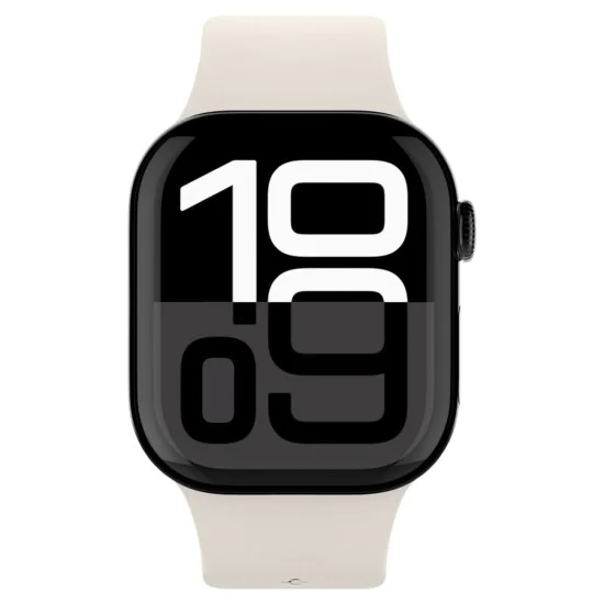 Каишка за Apple Watch 1/2/3/4/5/6/7/8/9/10/SE/SE 2 (38/40/41/42mm) - Spigen - Nano Pop - Оранжев Beige