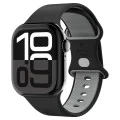 Каишка за Apple Watch 1/2/3/4/5/6/7/8/9/10/SE/SE 2/Ultra/Ultra 2 (42/44/45/46/49mm) - Spigen - Nano Pop - Черен