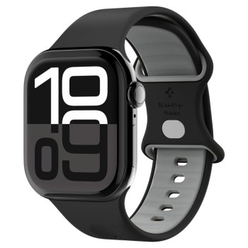 Каишка за Apple Watch 1/2/3/4/5/6/7/8/9/10/SE/SE 2/Ultra/Ultra 2 (42/44/45/46/49mm) - Spigen - Nano Pop - Черен