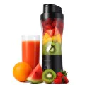 Techsuit - Преносим блендер nutriXGo (BP1) - с Type-C кабел, презареждаем, 700 мл, 20000 об/мин, 6000 mAh - черен