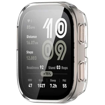 Протектор за Amazfit Bip 6 - Techsuit - Defense360 Pro + протектор за екран - Прозрачен
