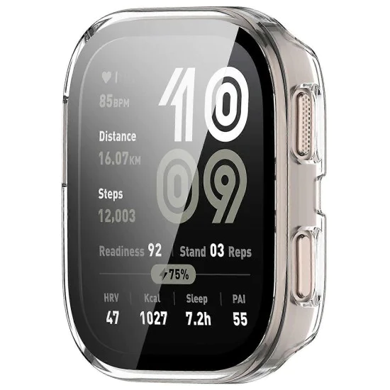 Протектор за Amazfit Bip 6 - Techsuit - Defense360 Pro + протектор за екран - Прозрачен