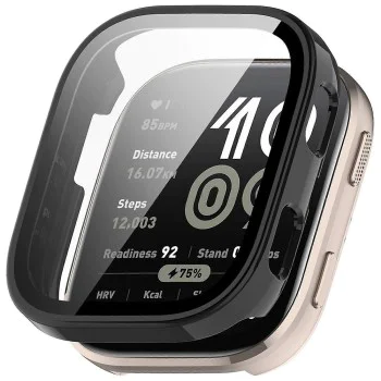 Протектор за Amazfit Bip 6 - Techsuit - Defense360 Pro + Протектор за екран - Черен