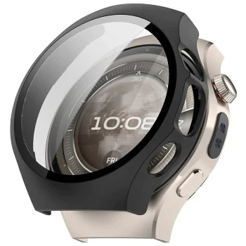 Протектор за Huawei Watch 5 42mm - Techsuit - Defense360 Pro + Протектор за екран - Черен