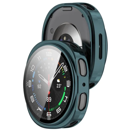 Протектор за Samsung Galaxy Watch8 40mm - Defense360 Pro + Screen Protector - Зелен