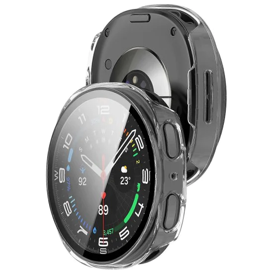Протектор за Samsung Galaxy Watch8 40мм - Defense360 Pro + Скрийн протектор - Прозрачен