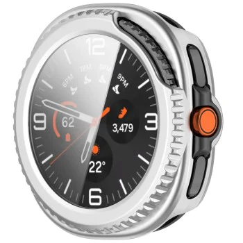 Протектор за Samsung Galaxy Watch8 Classic - Defense360 Pro + Скрийн протектор - Сребрист