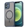 Калъф за iPhone 12 - HaloFrost II MagSafe - Тъмно Blue