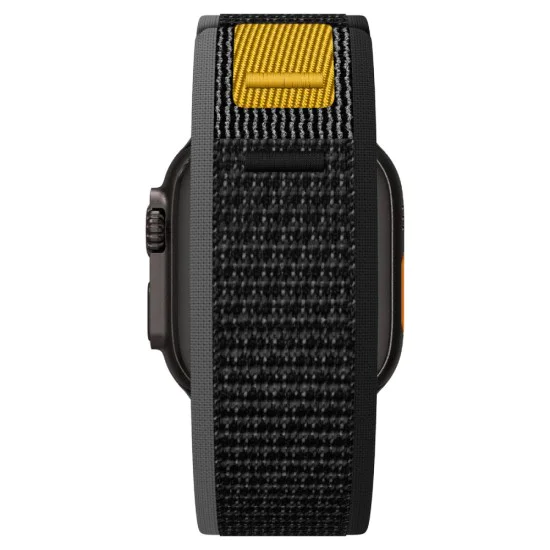Каишка за Apple Watch 6 / 7 / 8 / 9 / 10 / SE / SE 2 / Ultra / Ultra 2 (44/45/46/49mm) - Spigen - Athlex Air - Active Черен