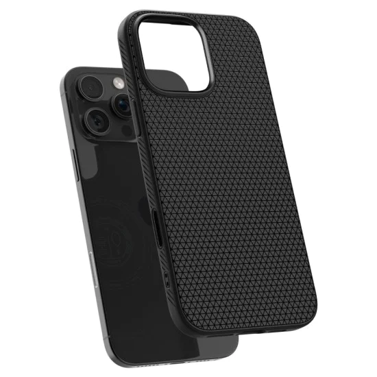 Калъф за iPhone 16 Pro - Spigen - Liquid Air T MagSafe - Матово Черен