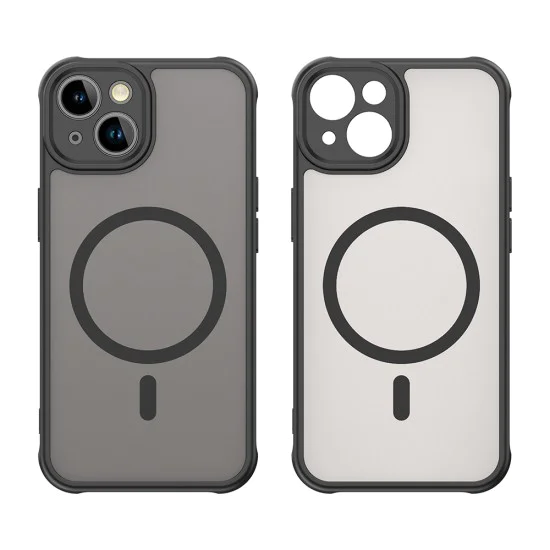 Калъф за iPhone 13 - HaloFrost II MagSafe - Черен