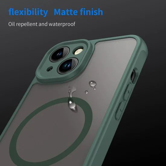 Калъф за iPhone 13 - HaloFrost II MagSafe - Зелен