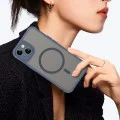 Калъф за iPhone 13 - HaloFrost II MagSafe - Тъмно Blue