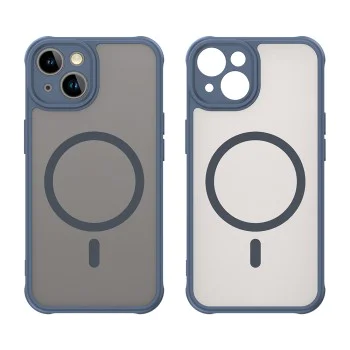 Калъф за iPhone 13 - HaloFrost II MagSafe - Тъмно Blue