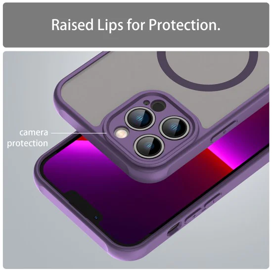 Калъф за iPhone 13 Pro - HaloFrost II MagSafe - Лилав