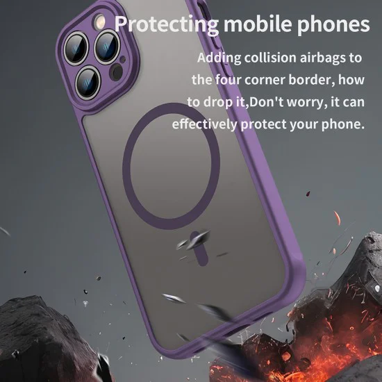 Калъф за iPhone 13 Pro - HaloFrost II MagSafe - Лилав
