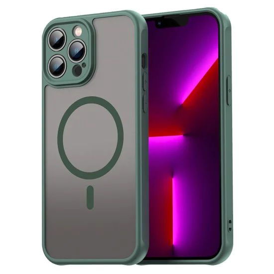Калъф за iPhone 13 Pro Max - HaloFrost II MagSafe - Зелен