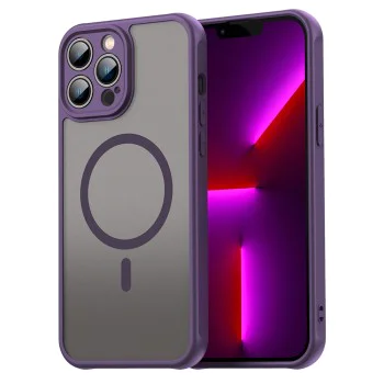Калъф за iPhone 13 Pro Max - HaloFrost II MagSafe - Лилав