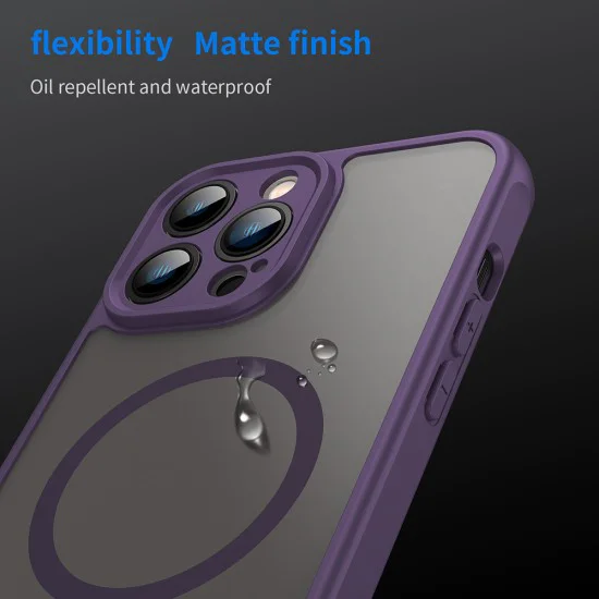 Калъф за iPhone 13 Pro Max - HaloFrost II MagSafe - Лилав