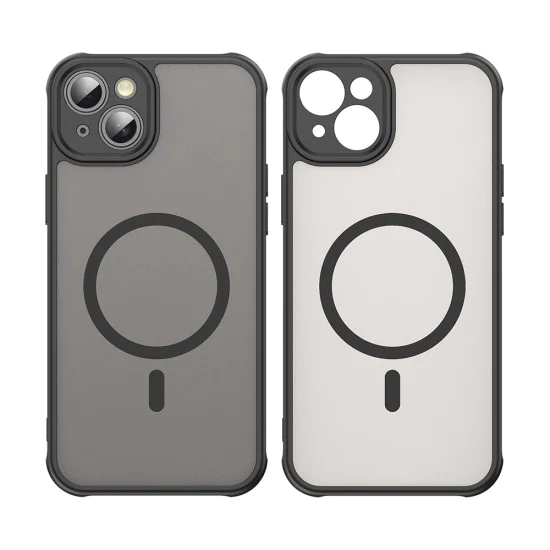 Калъф за iPhone 14 - HaloFrost II MagSafe - Черен