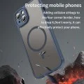 Калъф за iPhone 14 - HaloFrost II MagSafe - Тъмно Blue