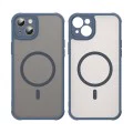Калъф за iPhone 14 - HaloFrost II MagSafe - Тъмно Blue