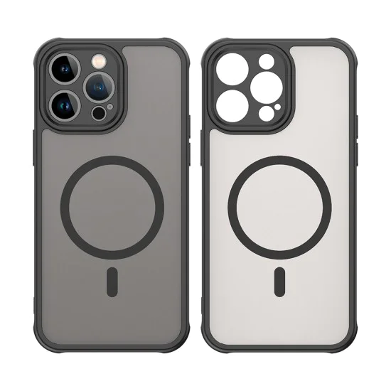 Калъф за iPhone 14 Pro - HaloFrost II MagSafe - Черен