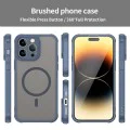 Калъф за iPhone 14 Pro - HaloFrost II MagSafe - Тъмно Blue
