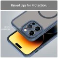 Калъф за iPhone 14 Pro - HaloFrost II MagSafe - Тъмно Blue