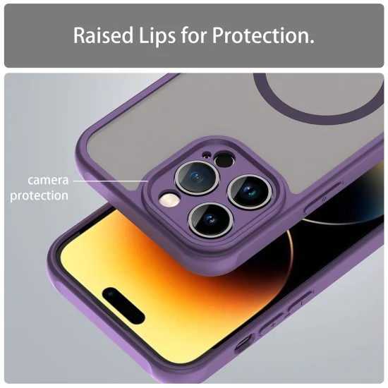 Калъф за iPhone 14 Pro - HaloFrost II MagSafe - Лилав