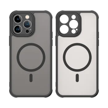 Калъф за iPhone 14 Pro Max - HaloFrost II MagSafe - Черен