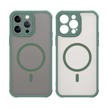 Калъф за iPhone 14 Pro Max - HaloFrost II MagSafe - Зелен