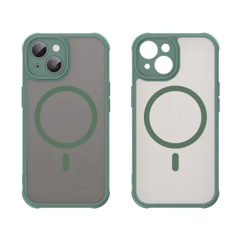 Калъф за iPhone 15 - HaloFrost II MagSafe - Зелен