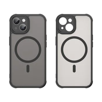Калъф за iPhone 15 Plus - HaloFrost II MagSafe - Черен