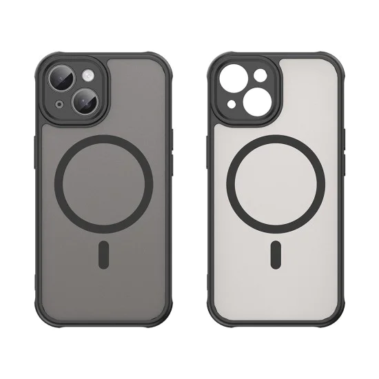 Калъф за iPhone 15 Plus - HaloFrost II MagSafe - Черен