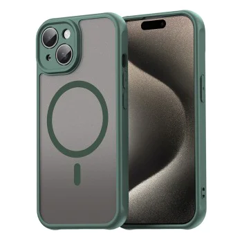 Калъф за iPhone 15 Plus - HaloFrost II MagSafe - Зелен