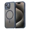 Калъф за iPhone 15 Plus - HaloFrost II MagSafe - Тъмно Blue