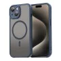 Калъф за iPhone 15 Plus - HaloFrost II MagSafe - Тъмно Blue
