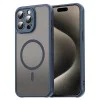 Калъф за iPhone 15 Pro - HaloFrost II MagSafe - Тъмно Blue