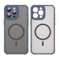 Калъф за iPhone 15 Pro - HaloFrost II MagSafe - Тъмно Blue